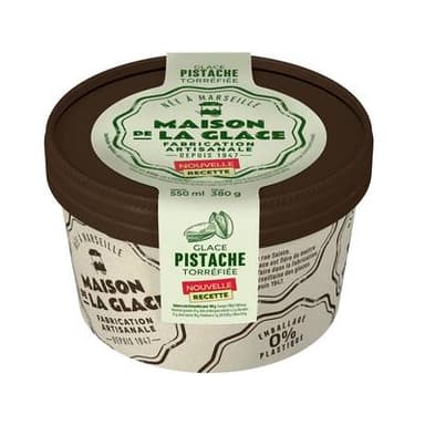 Maison de la Glace Glace Pistache Torrefiée, 380g