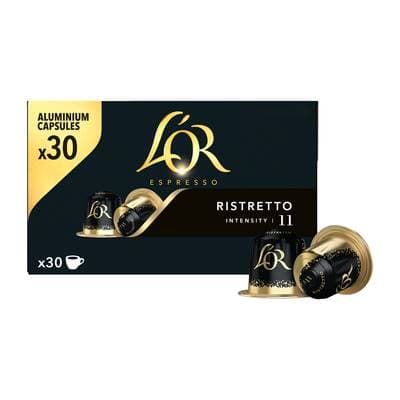 L'or Espresso Café Ristretto N°11 Compatible Nespresso, 30 capsules