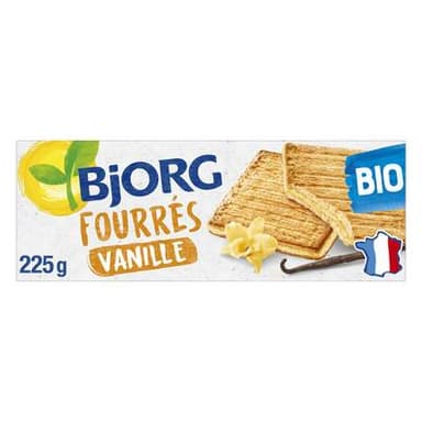 Bjorg Fourrés à la vanille Bio, 225g