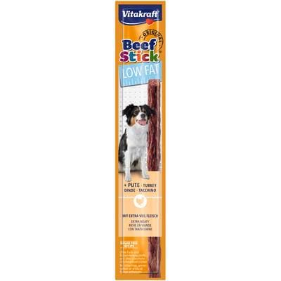Vitakraft Beef Stick Bâtonnet Dinde Low Fat Allégé - Friandise Récompense pour chien, 12g
