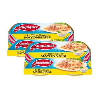 Saupiquet Thon Sauce Mayonnaise, Lot de 2 - 2x135g