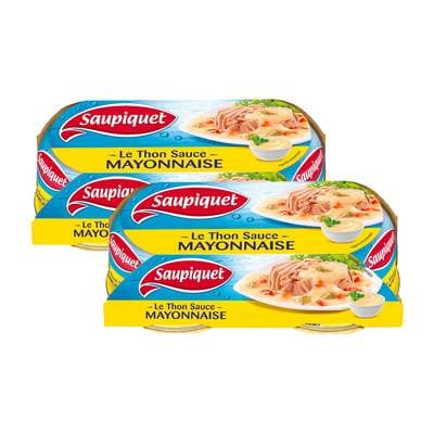 Saupiquet Thon Sauce Mayonnaise, Lot de 2 - 2x135g