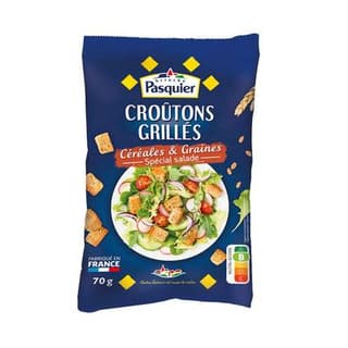 Pasquier Croûtons grillés céréales et graines spéciale salade, 70g