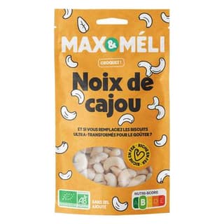 Max et Méli Noix de Cajou, Bio, 250g