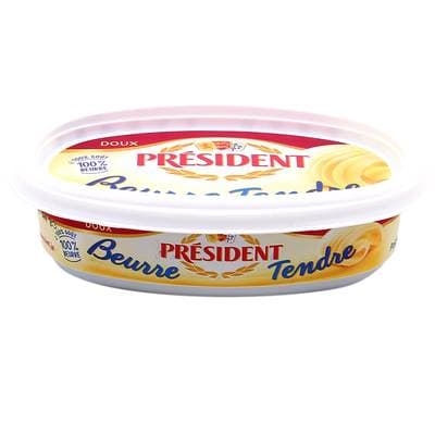 Président Beurrier tendre doux, 125g