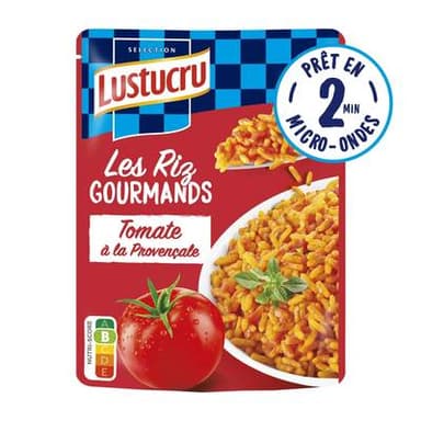 Lustucru Riz Express Tomate à la provençale Micro-ondes, 220g