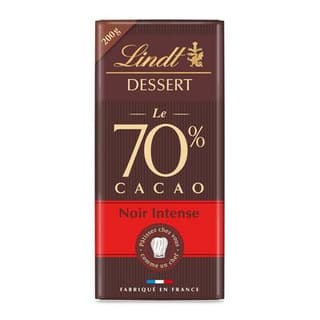 Lindt Chocolat Noir à Patisser 70% Cacao intense, 180g