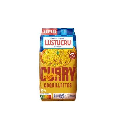 Lustucru Pâtes Coquillette Curry, 500g