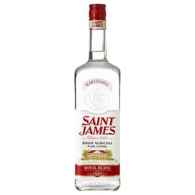 Saint James Rhum blanc agricole Martinique 50°, 1L