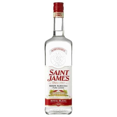 Saint James Rhum blanc agricole Martinique 50°, 1L