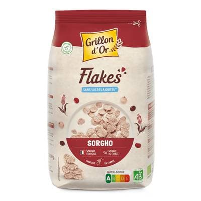 Grillon Or Céréales Flakes Sorgho bio, 200g