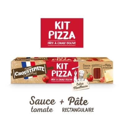 Croustipate Kit Pizza (6/8 parts), 600g
