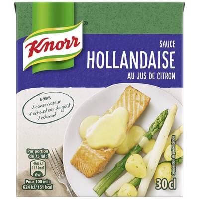 Knorr Sauce Hollandaise au jus de citron, 30cl
