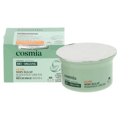 COSMIA Recharge crème visage bio à l'extrait d'Orange et vitamine C, 50ml