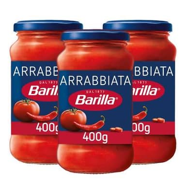 Barilla Sauce Tomates Arrabbiata, Lot de 3x400g