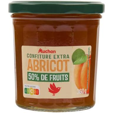 Auchan Confiture extra d'Abricots, 360g