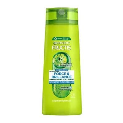 Fructis Shampoing Cheveux normaux Force Et Brillance Extrait de pamplemousse, 300ml