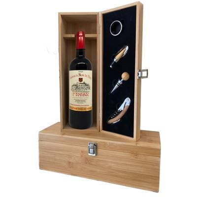 Coffret Sommelier Ch La Rose de Bern Fronsac + 4 Accessoires, 75cl