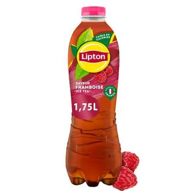 Lipton Thé glacé saveur framboise, 1,75L