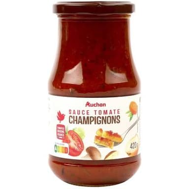 Auchan Sauce Tomate forestièrere, 420g