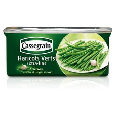 Cassegrain Haricots verts extra-fins, 110g