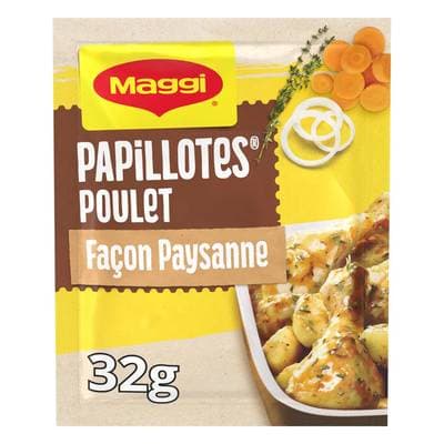 Maggi Papillotes pour poulet façon paysanne, 32g