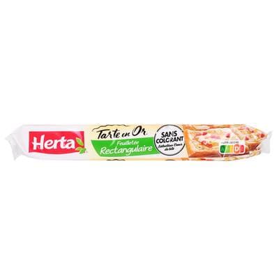 Herta Pâte Feuilletée Réctangulaire, Tarte en Or, 230g