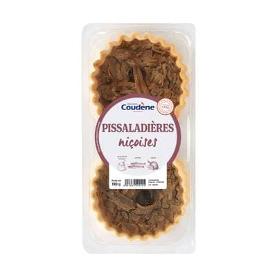 Coudène Pissaladières Niçoises Oignons et Anchois, 2 pièces - 190g