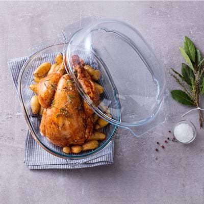 Pyrex Classic  Cocotte ovale  verre Classic, 4.4 litres