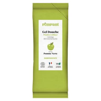 Pimpant Gel Douche Pomme Verte, 1 recharge