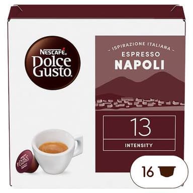 Nescafe Dolce Gusto Café Espresso Napoli intensité 13, 16 capsules