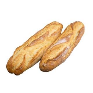 Pains et Tradition Demi-Baguettes Ardennais précuites, 2x150g