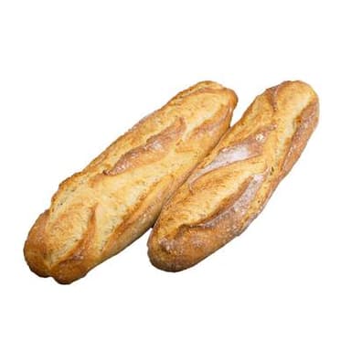 Pains et Tradition Demi-Baguettes Ardennais précuites, 2x150g