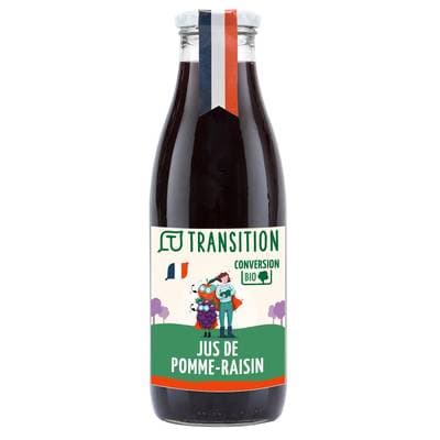 Transition Jus Pomme Raisin- Conversion biologique, 75cl