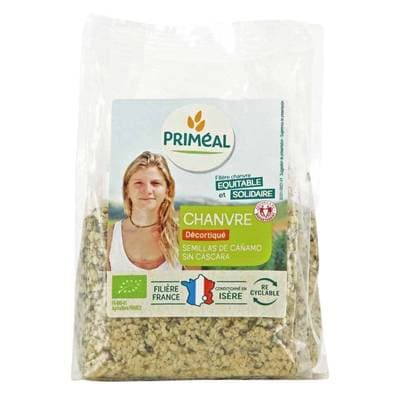 Priméal Graine de chanvre bio décortiquées Origine France, 200g