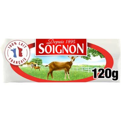 Soignon Fromage de chèvre bûchette, 120g