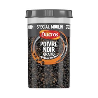 Ducros Poivre noir en grains, 90g