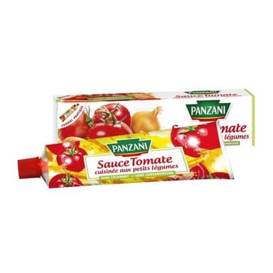 Panzani Sauce Tomate Cuisinée aux Petits Légumes en Tube, 180g