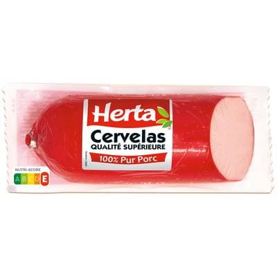 Herta Cervelas 100% Pur Porc, 400g