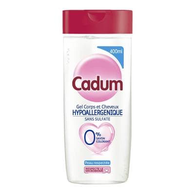 Cadum Gel Corps & Cheveux Hypoallergénique, 400ml