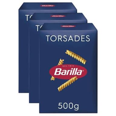 Barilla Pâtes Torsades, Lot de 3x500g