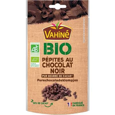 Vahine Pépites au chocolat noir bio, 100g