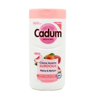 Cadum Gel douche surdoux peche et abricot, 250ml