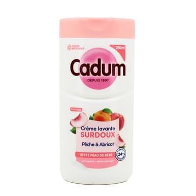 Cadum Gel douche surdoux peche et abricot, 250ml