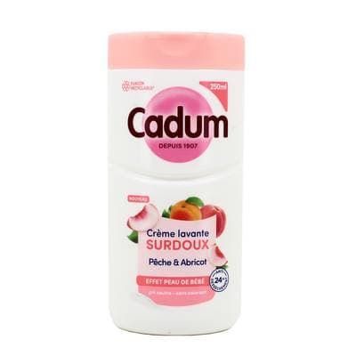 Cadum Gel douche surdoux peche et abricot, 250ml