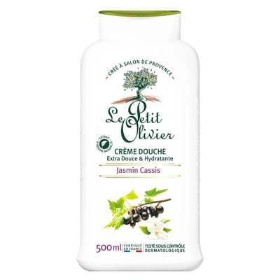 Le petit Olivier Crème douche Extra Douce Hydratante Jasmin Cassis, 500ml