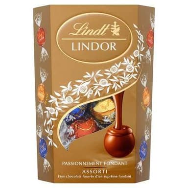 Lindt Cornet Lindor assortis, 200g