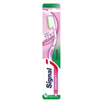 Signal Brosse à dents Souple Soin Gencives Sensibilité, 1 brosse à dents