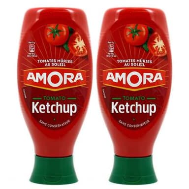 Amora Tomato Ketchup, Lot de 2x850g