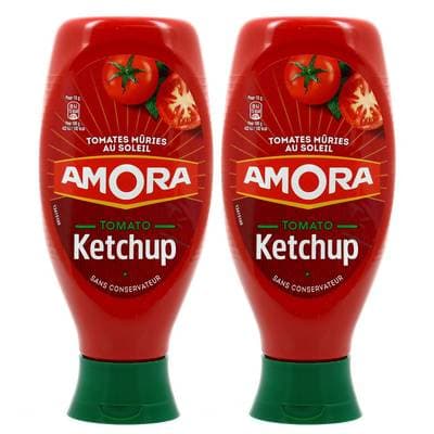 Amora Tomato Ketchup, Lot de 2x850g